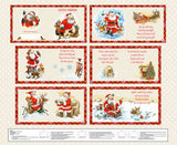 Santa's Friends - 36'' x 44'' - 100% cotton