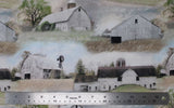 American Barns - 45'' - 100% cotton