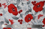 Poppy Promenade - 45" - 100% Cotton