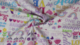Unicorn Magic - 45'' - 100% cotton