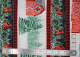 Country Cardinals - 44/45" - 100% Cotton