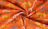 Totally Roarsome - 45" - 100% cotton flannel