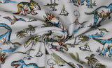 Totally Roarsome - 45" - 100% cotton flannel