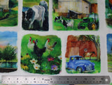 Country Living - 45" - 100% cotton