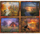 Whitetail Country - 43'' - 100% cotton panels