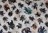 Wizards And Warriors - 45" - 100% cotton