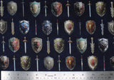 Wizards And Warriors - 45" - 100% cotton
