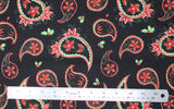 Paisley Print with Mistletoe