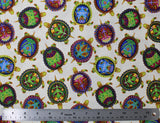Indigenous Turtles - 45" - 100% cotton