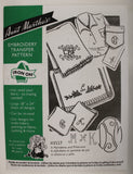 Aunt Martha's Hot Iron Transfers - Pillowcases & Monograms