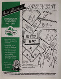 Aunt Martha's Hot Iron Transfers - Pillowcases & Monograms