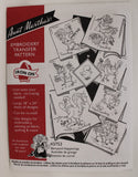 Aunt Martha's Hot Iron Transfers - Days of the Week Tea Towels