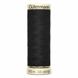 Sew-All Thread - 100m Gutermann - Black & Grey Threads