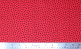 Canadian Red - 45" - 100% cotton