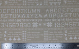 Christmas Stitched - 44/45'' - 100% cotton