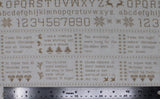 Christmas Stitched - 44/45'' - 100% cotton