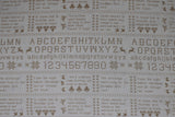 Christmas Stitched - 44/45'' - 100% cotton