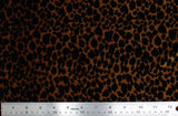 Cheetah Print Velvet - 57/60'' - 90% polyester, 10% spandex