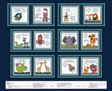 Little Reader Soft Book Panels - 36x42" - 100% cotton