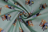 Bluey - 44" - 100% cotton
