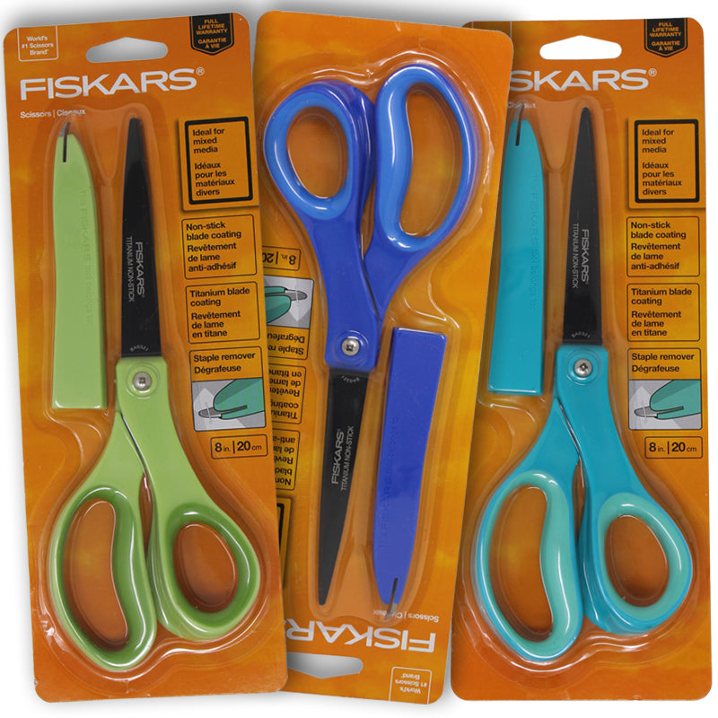 Assorted Floral Print Handle All Purpose Scissors 8in - 750557198308