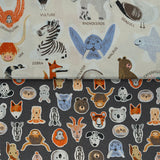 A is for Animal - 44/45" - 100% Cotton