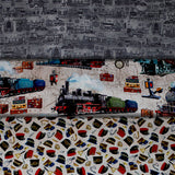All Aboard - 44/45'' - 100% cotton