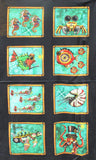 Aquatic Steampunkery - 45" - 100% Cotton