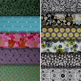 Assorted Floral Designs - 45" - 100% Cotton