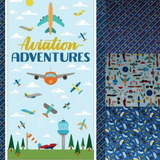 Aviation Adventures - 44" - 100% cotton
