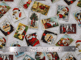 St. Nicholas Santa Stamps - 45" - 100% cotton