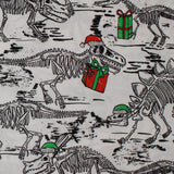 Tree Rex Holiday Skeleton Dinos - 45" - 100% cotton