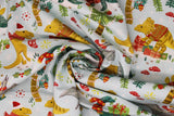 Cozy Holiday Holiday Dinos - 45" - 100% cotton