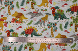 Cozy Holiday Holiday Dinos - 45" - 100% cotton