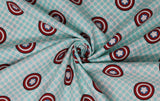 Captain America's Shield - 45" - 100% cotton