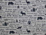 Adventure Awaits - 45" - 100% Cotton - Michael Miller