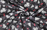 Parisian Cats - 45" - 100% cotton