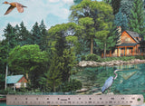Welcome To Our Lake - 45" - 100% cotton