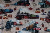 All Aboard - 44/45'' - 100% cotton