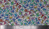 Dino Pizza Party - 44" - 100% cotton
