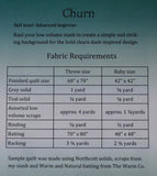 Churn - Quilting Pattern - Devoted Quilter