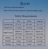 Burst - Quilting Pattern - Devoted Quilter