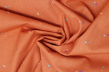 Dots on Orange - 45" - 100% Cotton