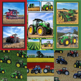 Farm Machines II - 44" - 100% cotton