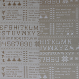 Christmas Stitched - 44/45'' - 100% cotton