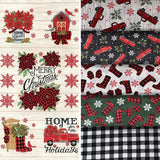Home Sweet Holidays - 45'' - 100% cotton