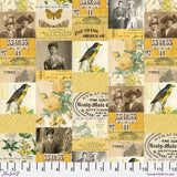Palette Yellow - 44" - 100% cotton - Tim Holtz
