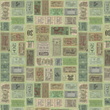 Palette Green - 44" - 100% cotton - Tim Holtz