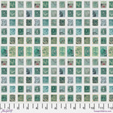 Palette Teal - 44" - 100% cotton - Tim Holtz