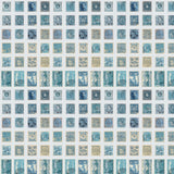 Palette Blue - 44" - 100% cotton - Tim Holtz